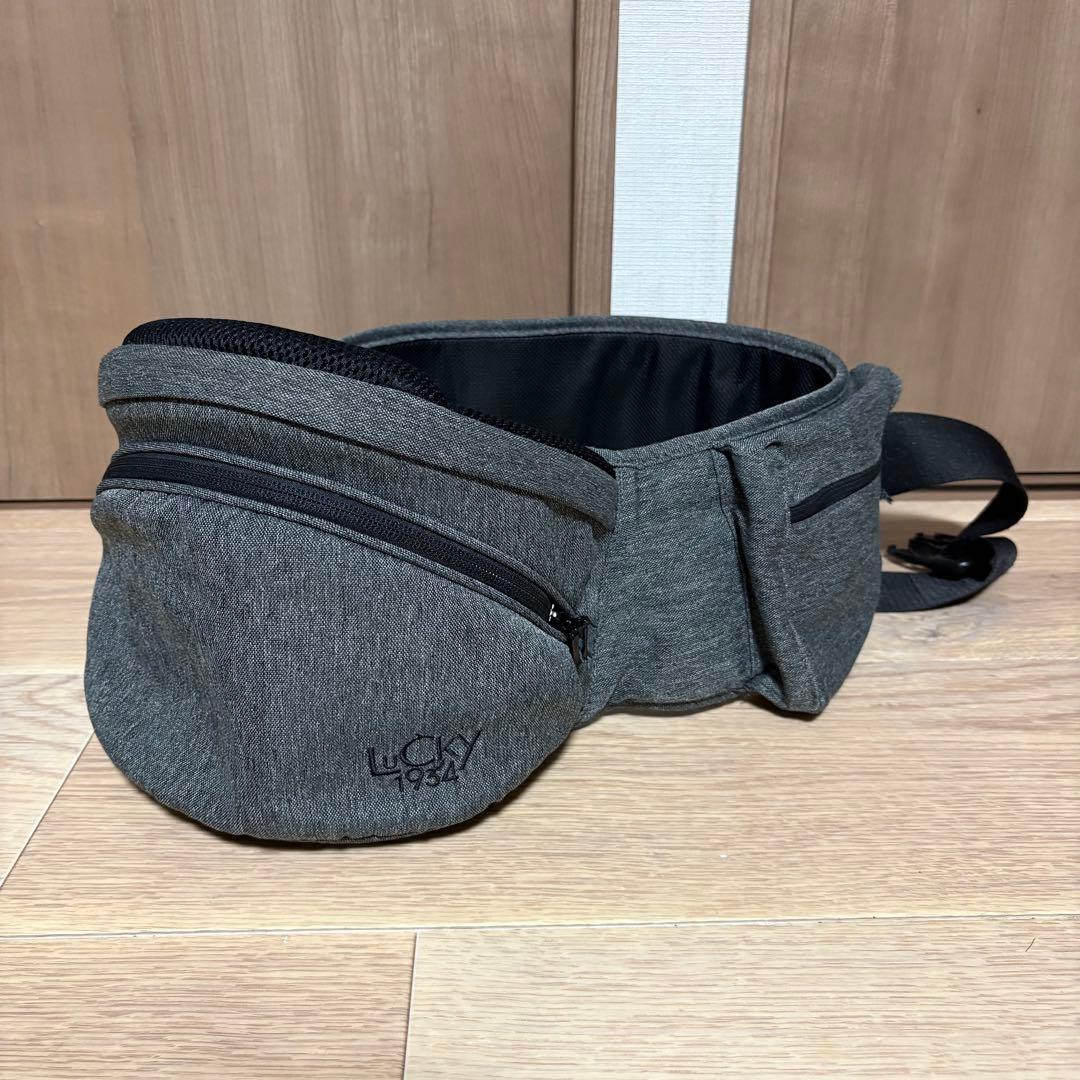 【極美品】POLBAN ADVANCE ヒップシート グレー