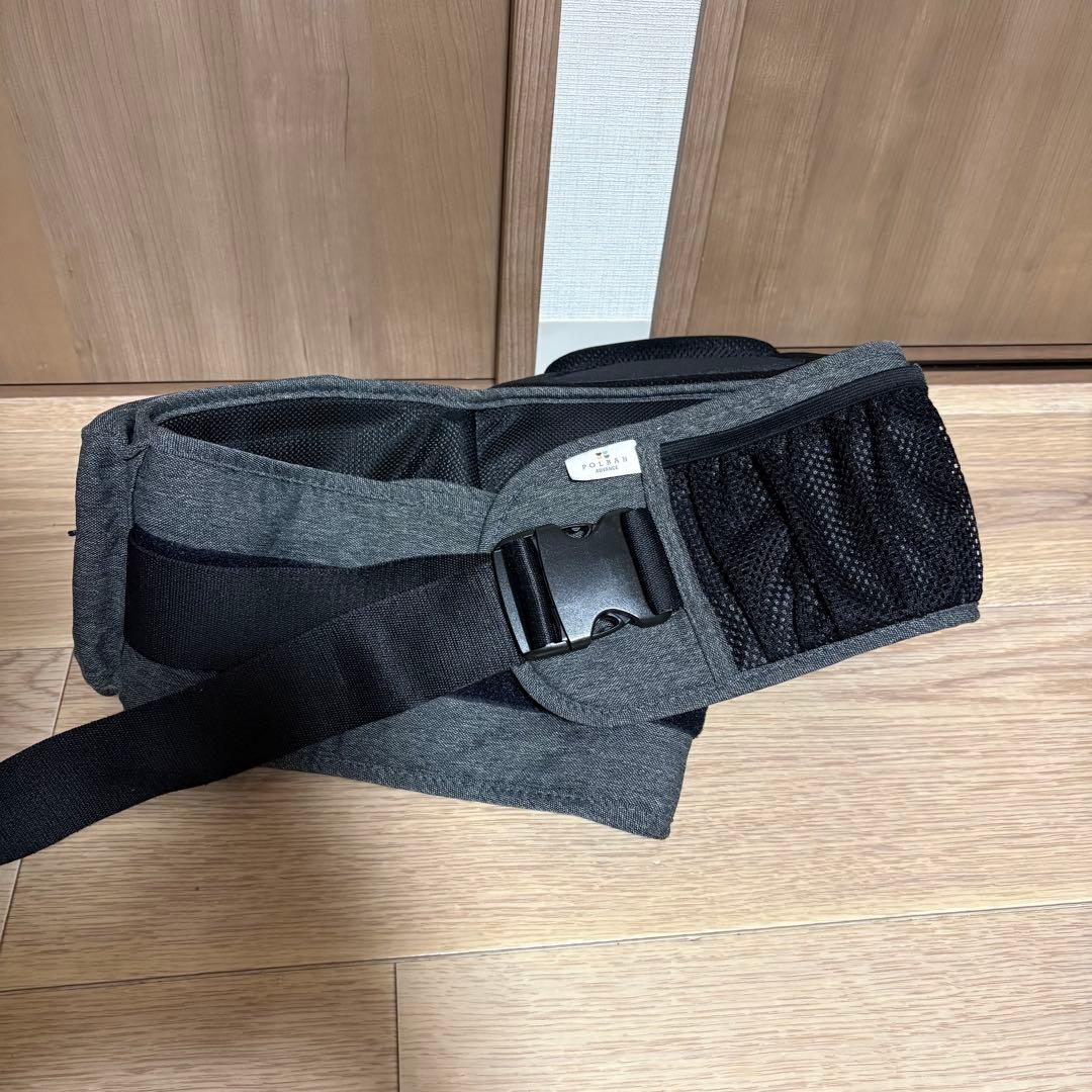 【極美品】POLBAN ADVANCE ヒップシート グレー