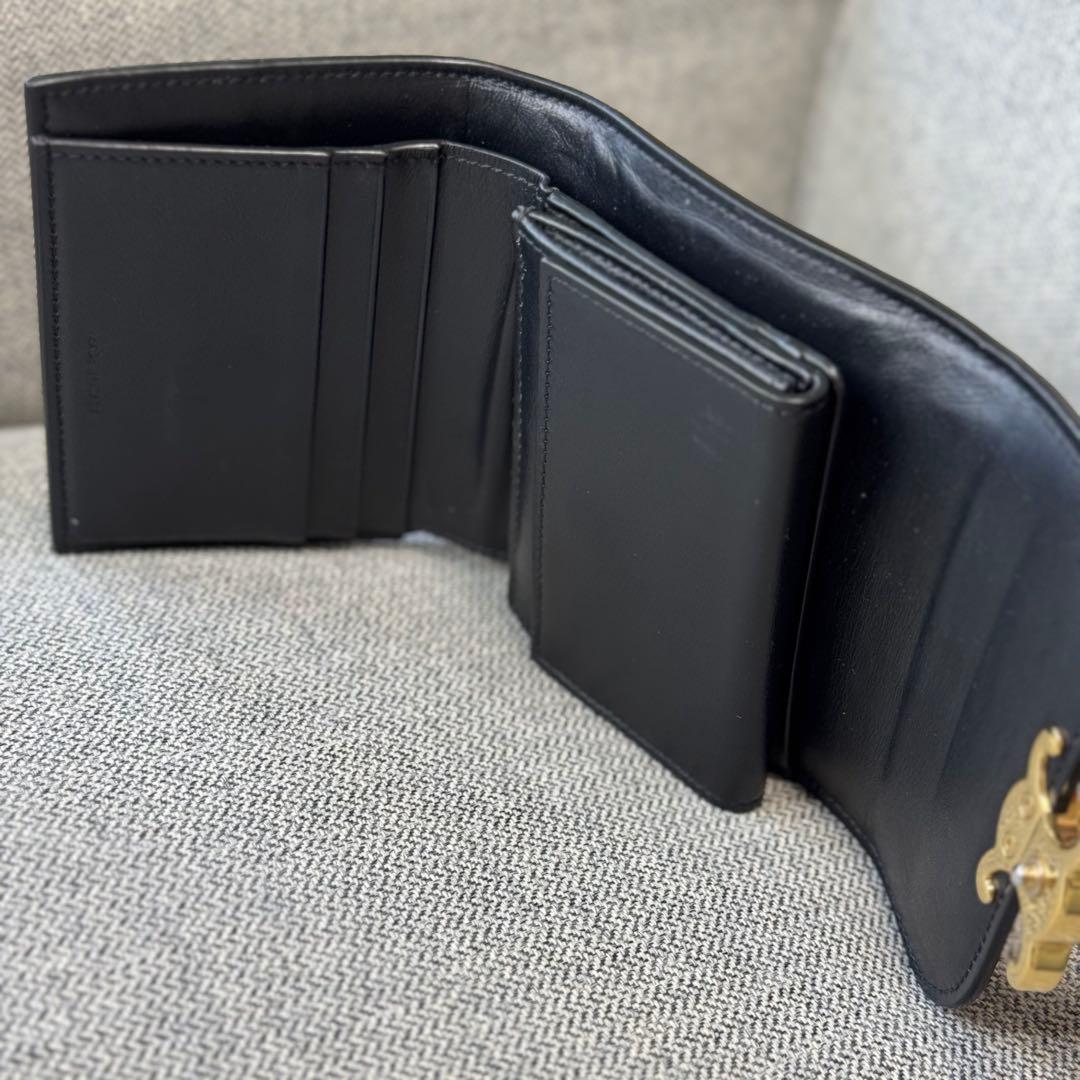CELINE セリーヌ トリオンフ スモール フラップウォレット 三つ折り財布