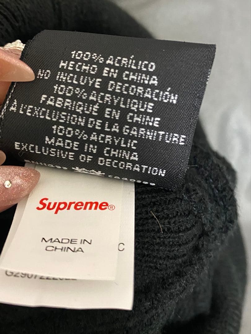 正規品 美品 supreme ニューエラ ニット帽 ビーニー