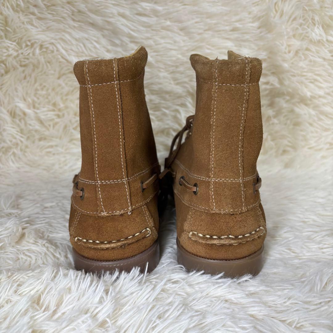 Paraboot パラブーツ レースアップ モックトゥ スエード US6 1/2