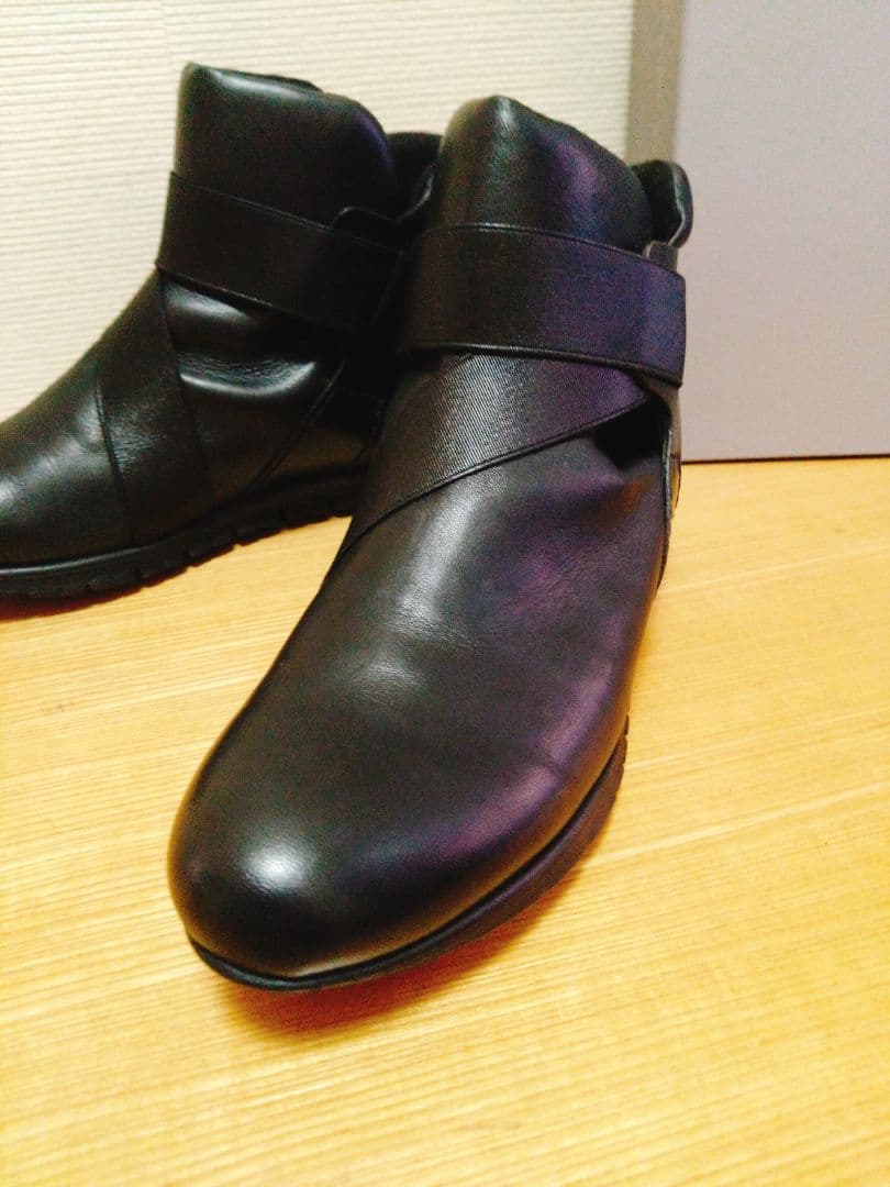 yuko imanishi+ ブラックショートブーツ