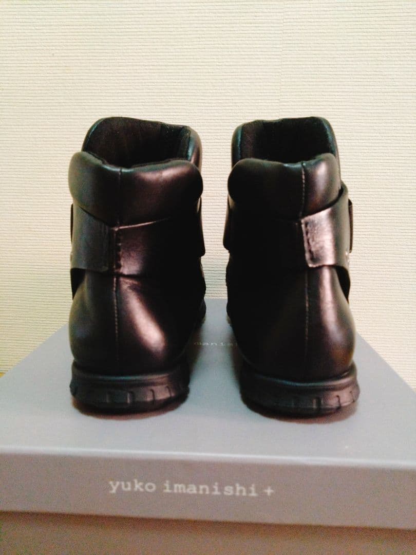 yuko imanishi+ ブラックショートブーツ