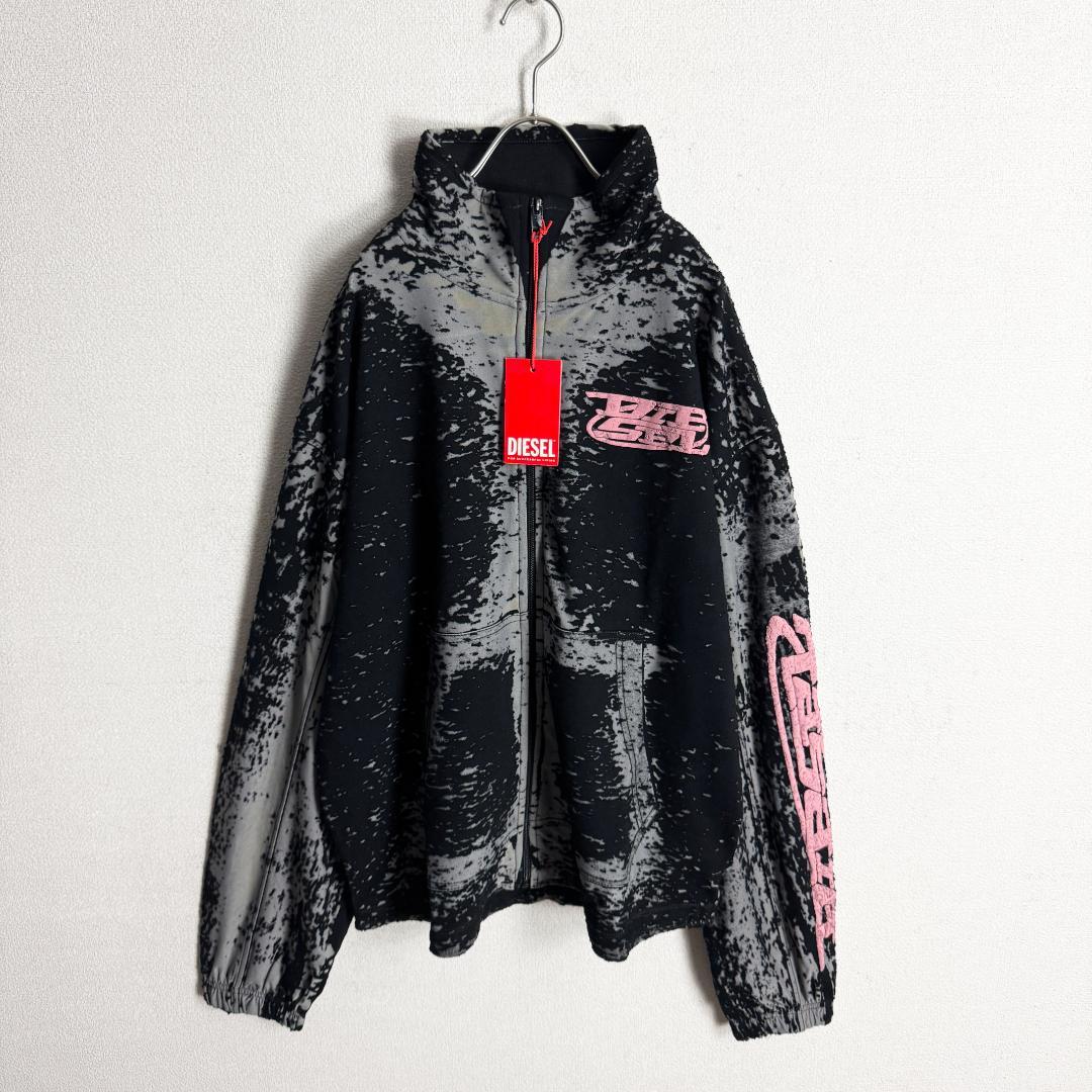 【新品☆定価7万円☆特殊加工】ディーゼル フルジップスウェット ジャケット