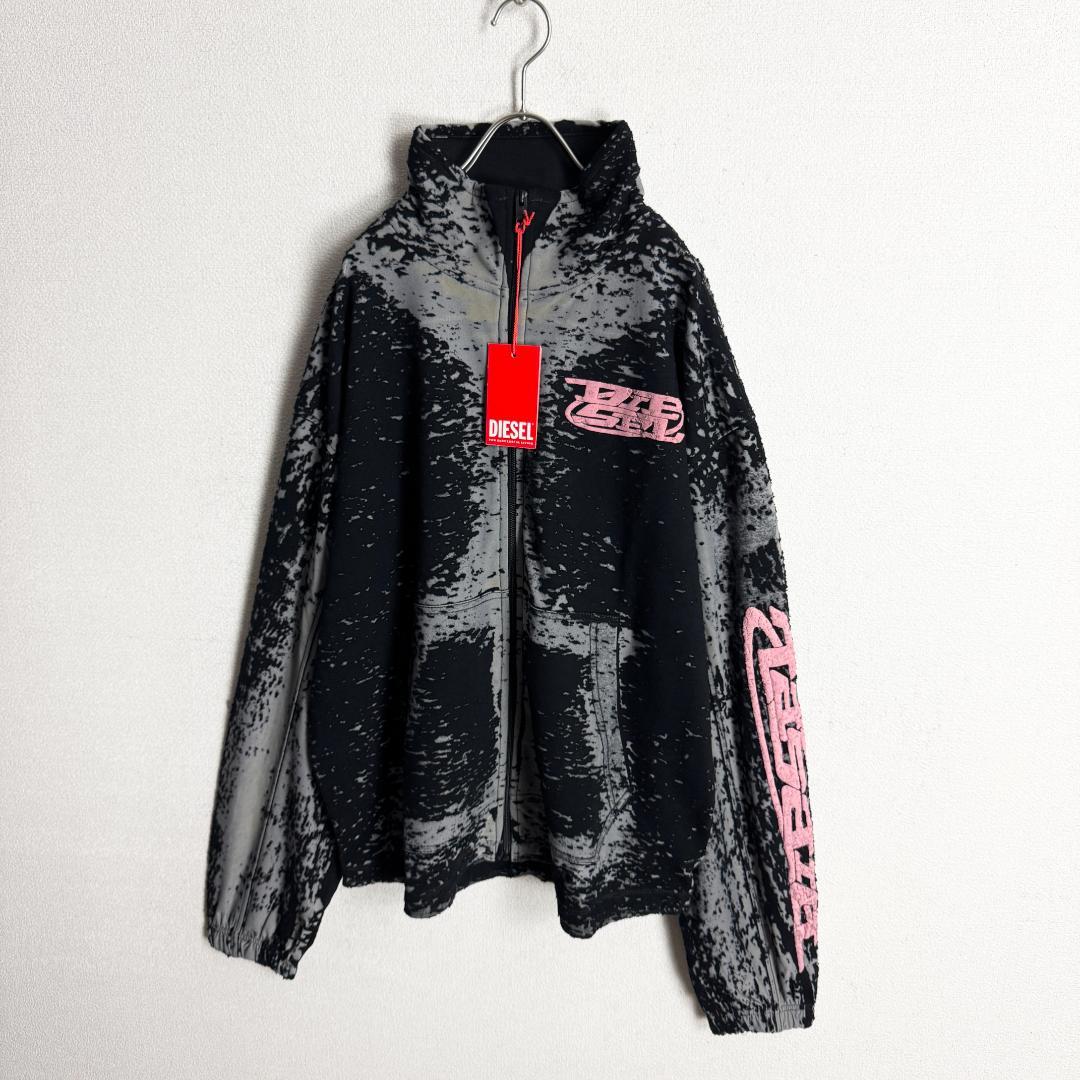 【新品☆定価7万円☆特殊加工】ディーゼル フルジップスウェット ジャケット