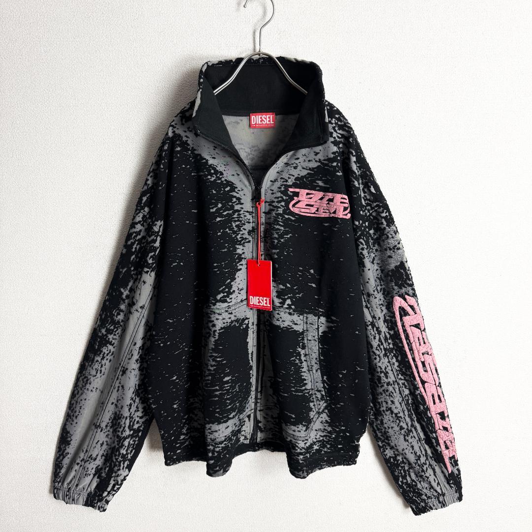 【新品☆定価7万円☆特殊加工】ディーゼル フルジップスウェット ジャケット