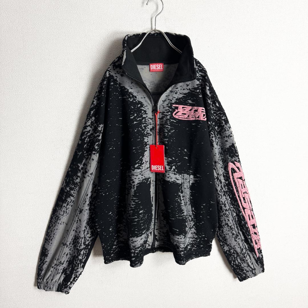 【新品☆定価7万円☆特殊加工】ディーゼル フルジップスウェット ジャケット