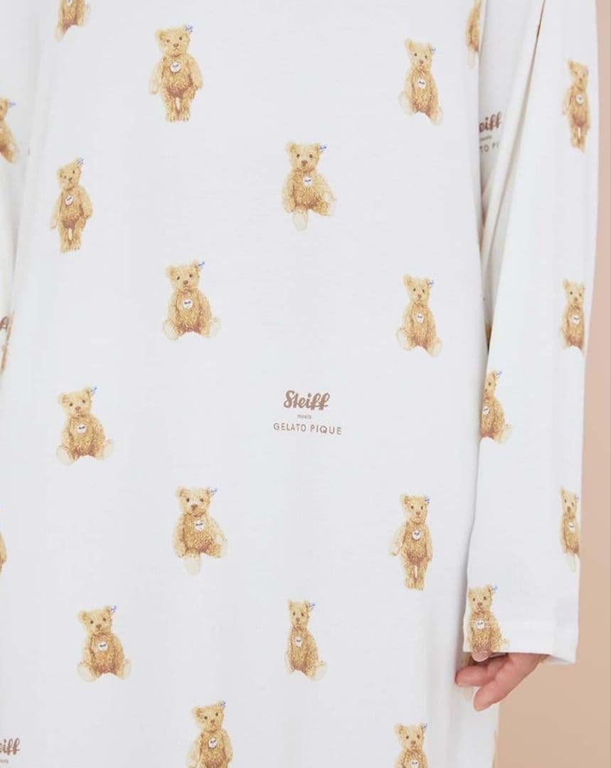 新品未使用＊ジェラートピケ・James柄ワンピース (値札付）定価8910円