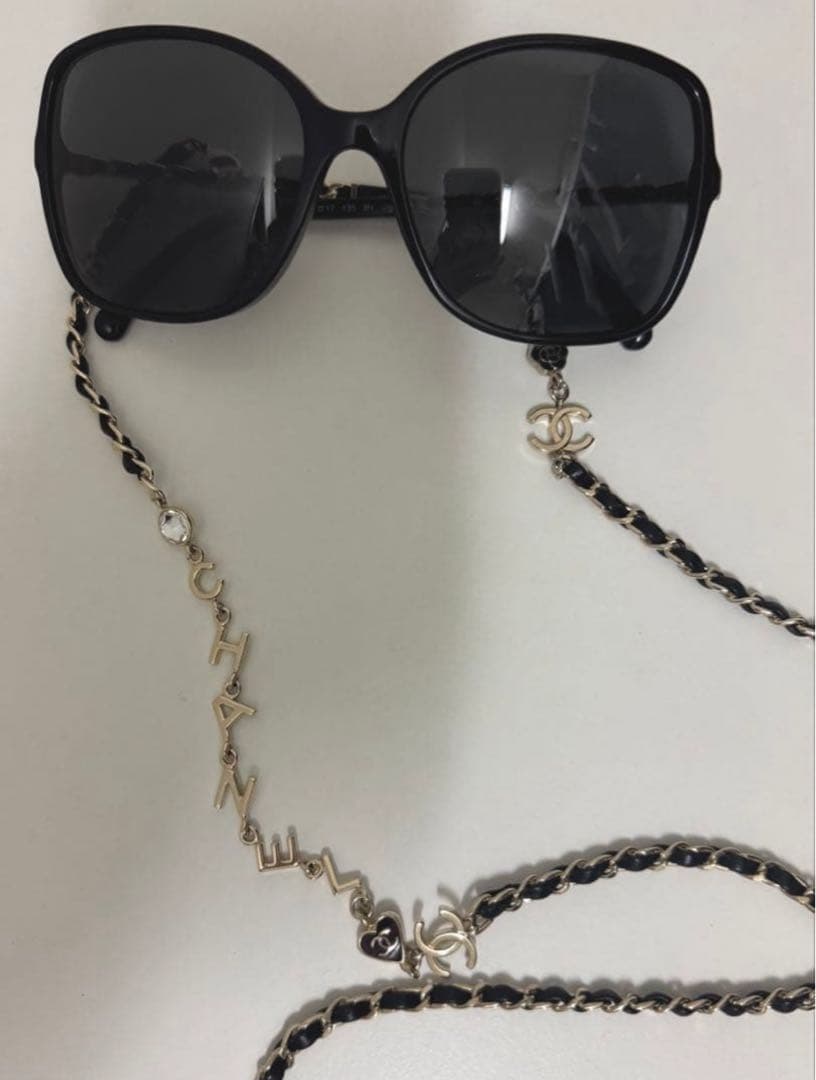 2025年購入品 CHANEL チェーン付きサングラス