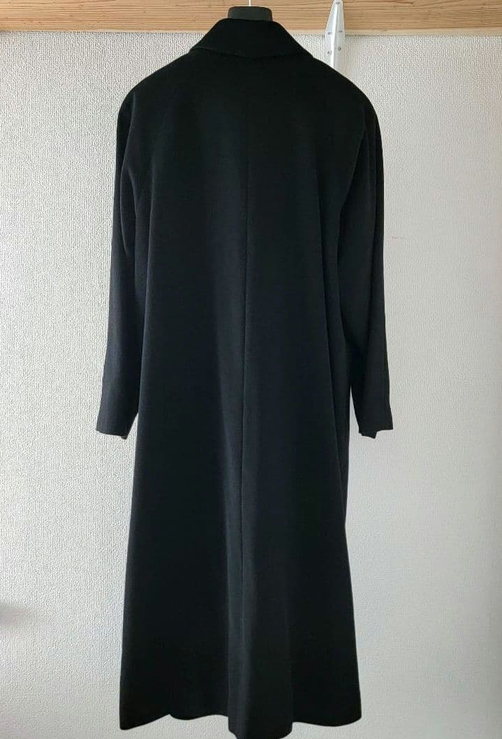 レディース　カシミヤコート　ブラック　　フォーマル　冠婚葬祭　11号　美品