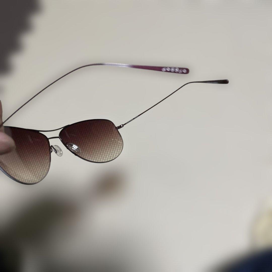 OLIVER PEOPLES ブラウン サングラス