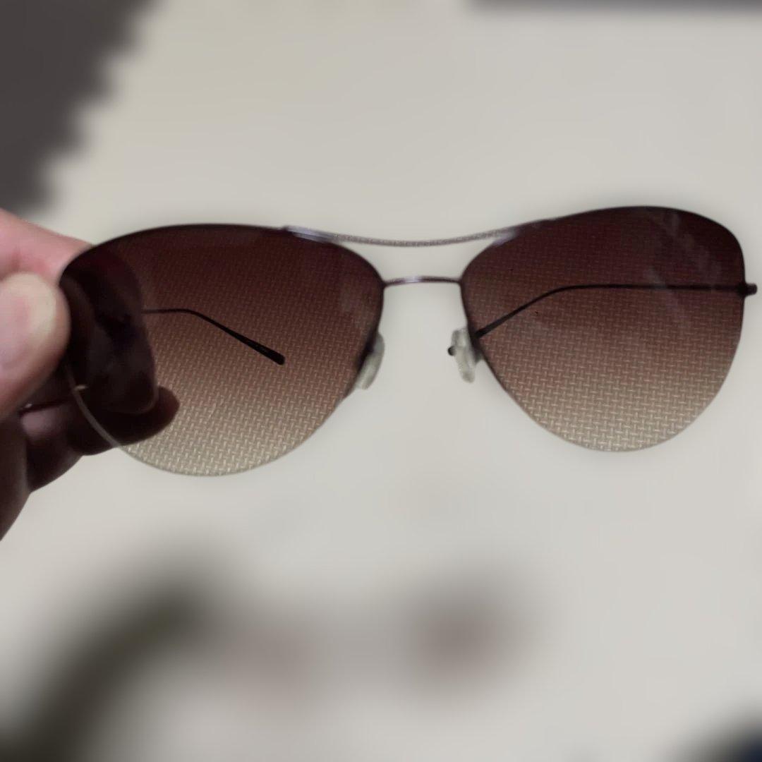 OLIVER PEOPLES ブラウン サングラス