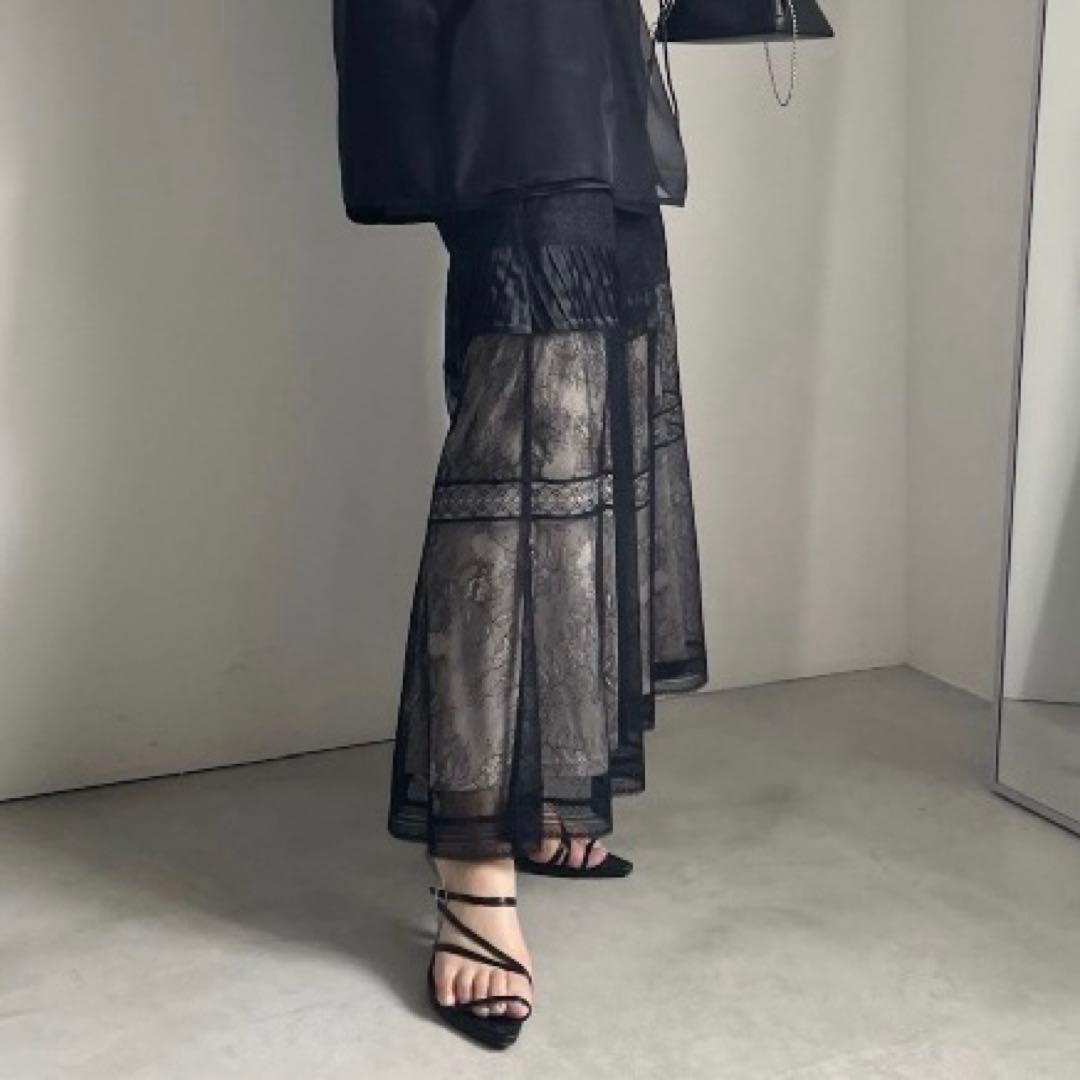Ameriアメリ MEDI STRATUM LACE SKIRT レース