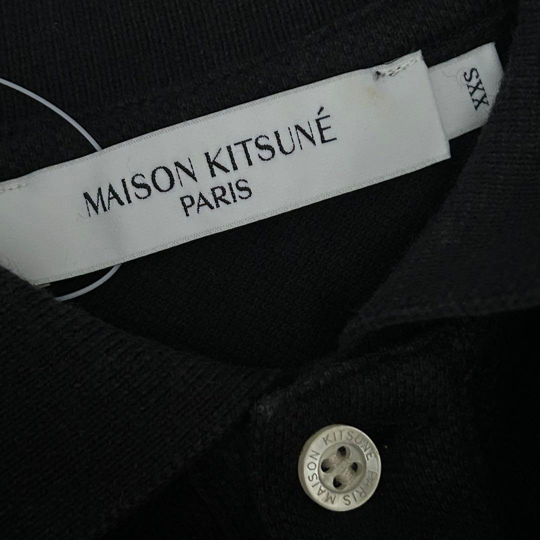 617 MAISON KITSUNE メゾンキツネ ポロシャツ ブラック 定番✨