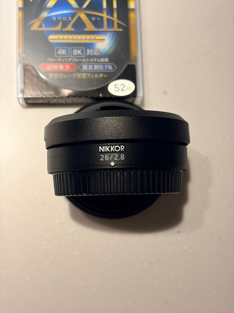 美品　新同品保護フィルター付　NIKKOR Z 26mm f/2.8