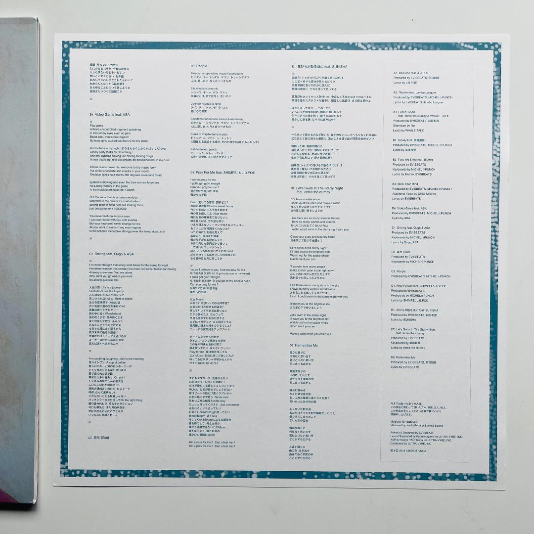 貴重 LP レコード Evisbeats エビスビーツ People AMIDA