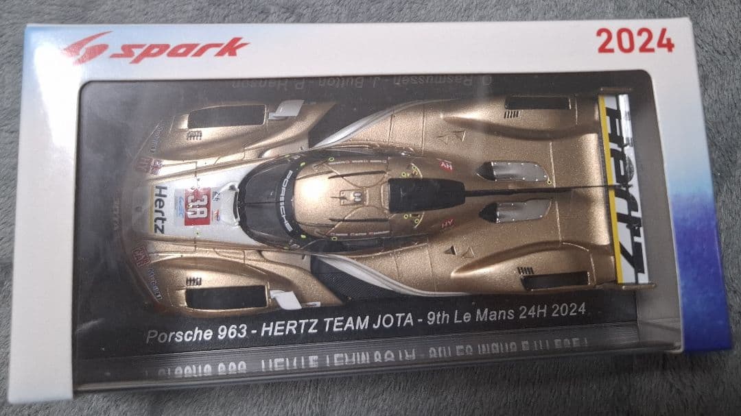1/43 スパークモデル ポルシェ963 JOTA ルマン24H 2024