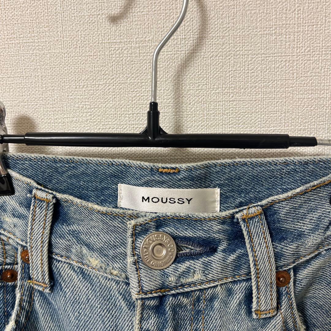 パンツ MOUSSY HW 90S STRAIGHT