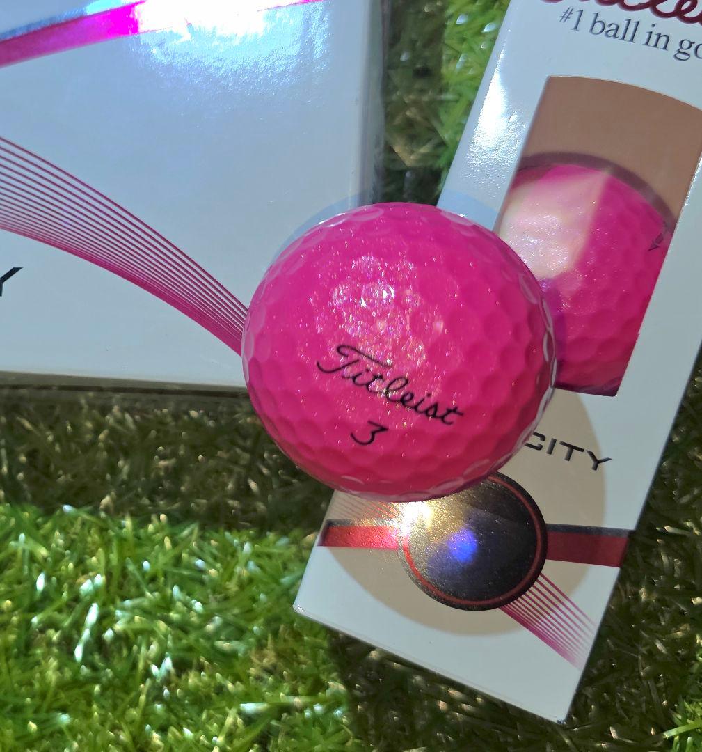 Titleist 【VELOCITY 】 希少ピンク 15球 新品