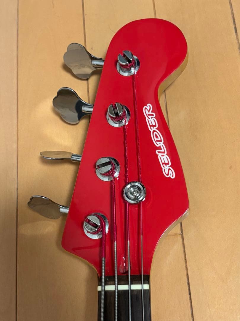 SELDER セルダー エレキベース ジャズベースタイプ レッド