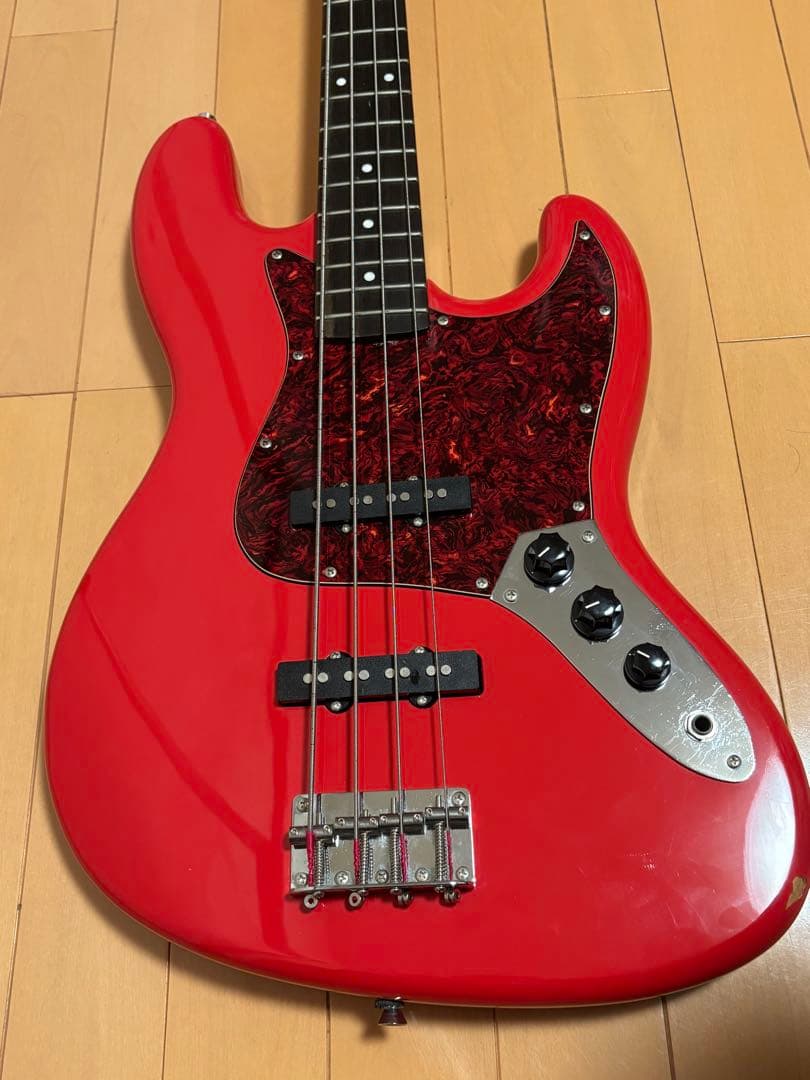 SELDER セルダー エレキベース ジャズベースタイプ レッド