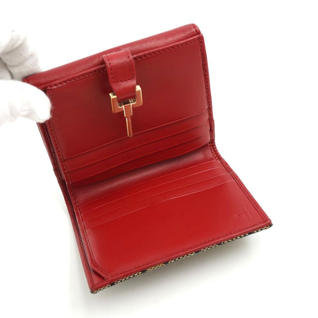 ✨極美品✨　GUCCI ミニ財布　ジャッキー　GGライン インターロッキング