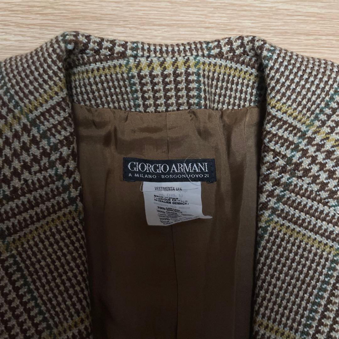イタリア製 GIORGIO ARMANI カシミア混　テーラードジャケット