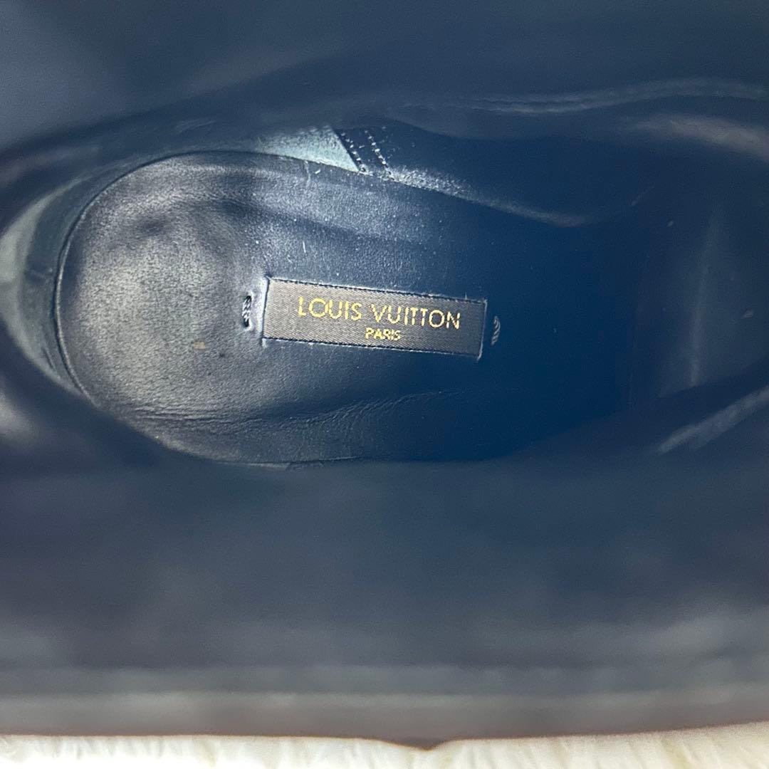 LOUIS VUITTON ルイヴィトン レザー ショートブーツ ス 34