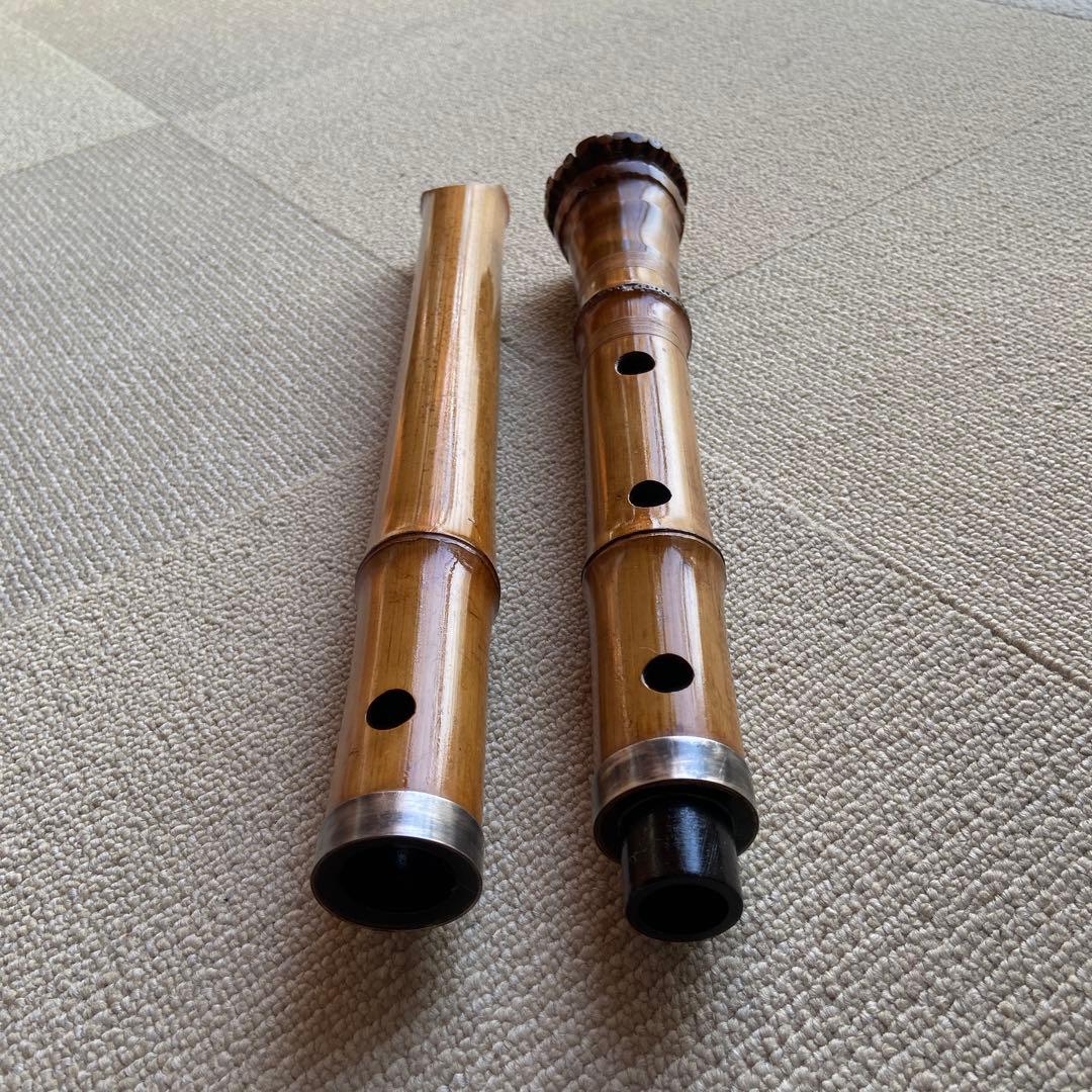 174 尺八　ニ尺一寸管　銘竹風ニ印
