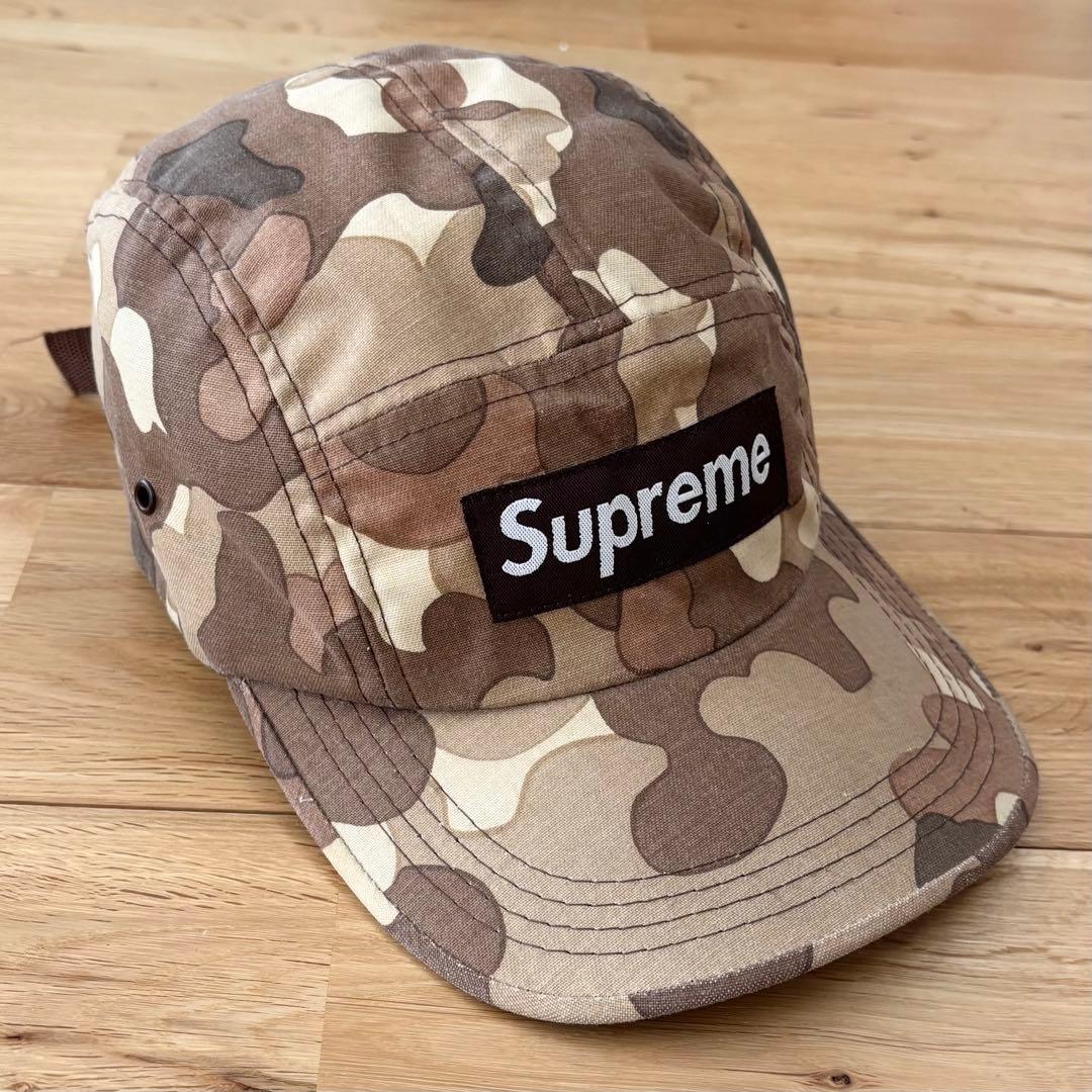 【極希少】初期 Supreme Camo Camp Cap カモ ボックスロゴ