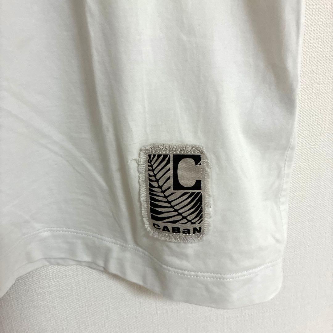 CABaN スビンコットン IBIZA エンブロイダリーTシャツ