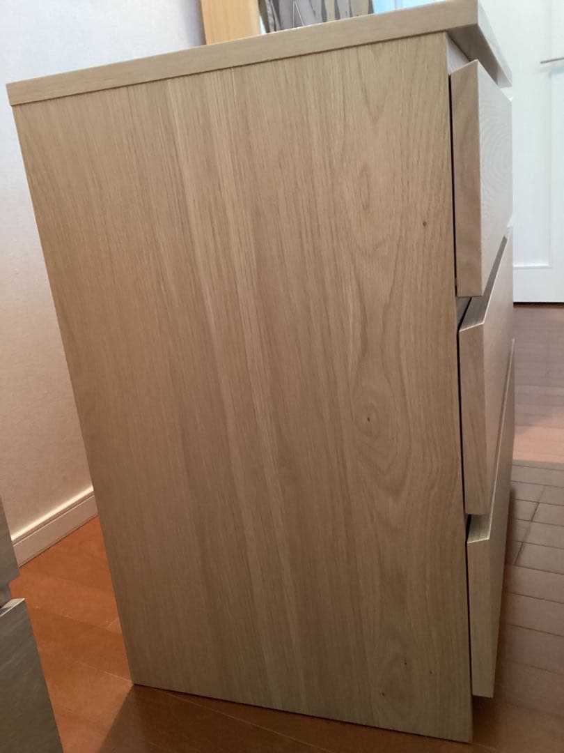 【引取価格】 IKEA MALM マルム　チェスト（引き出し×3）　2台セット