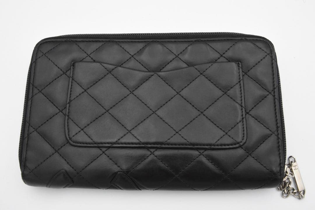 JAPN NET SHOP CHANEL ブラックレザー 三つ折り