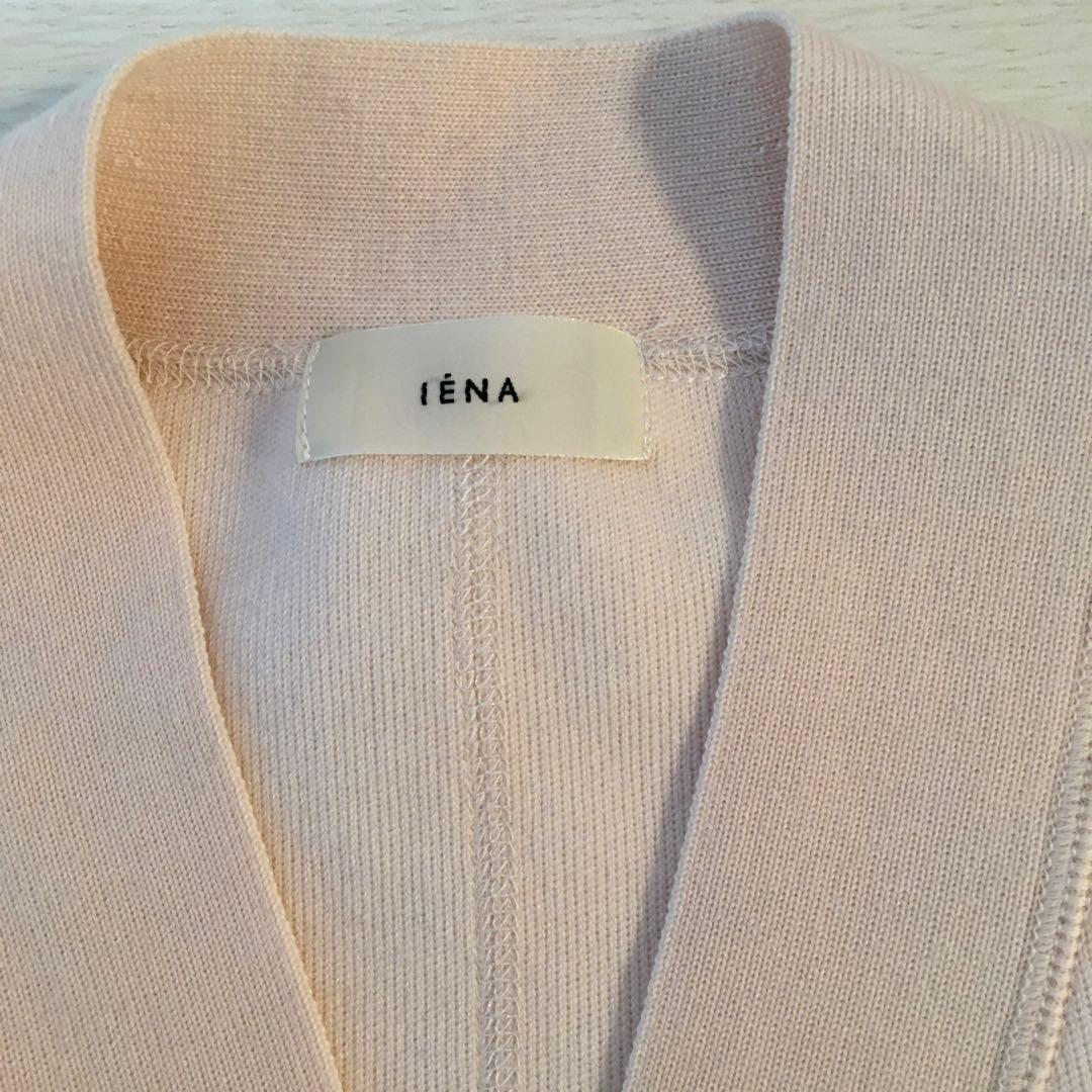 IENA　スーパーファインスムースポンチョカーディガン