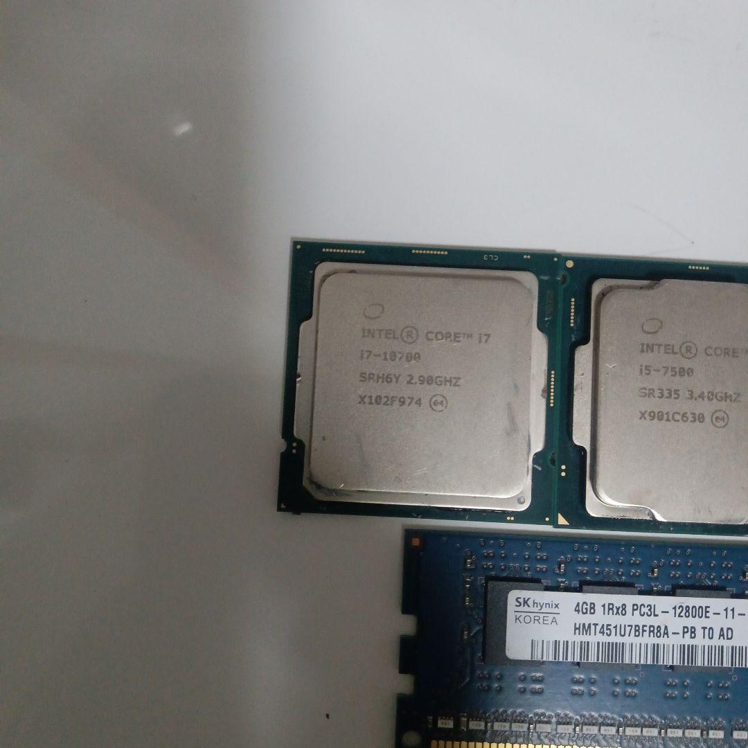 Intel CPU とメモリまとめ売り　ジャンク