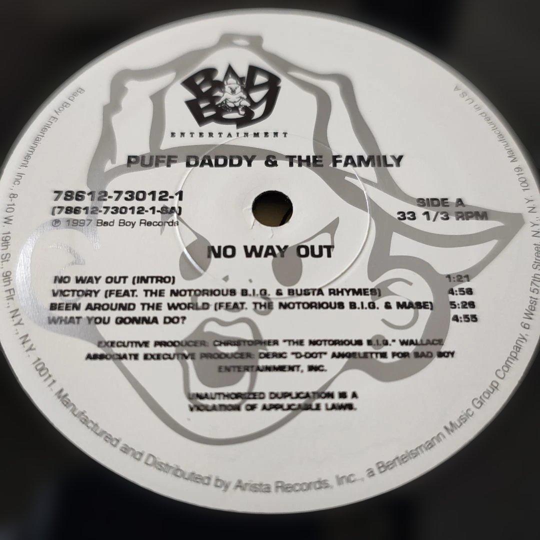 Puff Daddy & The Family No Way Out 2枚組LP