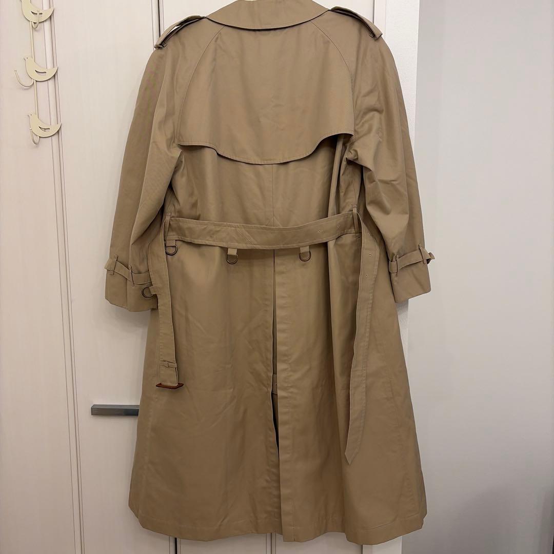 美品 バーバリー ロング トレンチコート ウールライナー マキシ ハニーベージュ