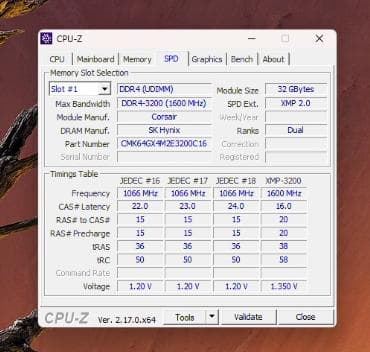 メモリー 64GB Vengeance LPX DDR4 3200MHz