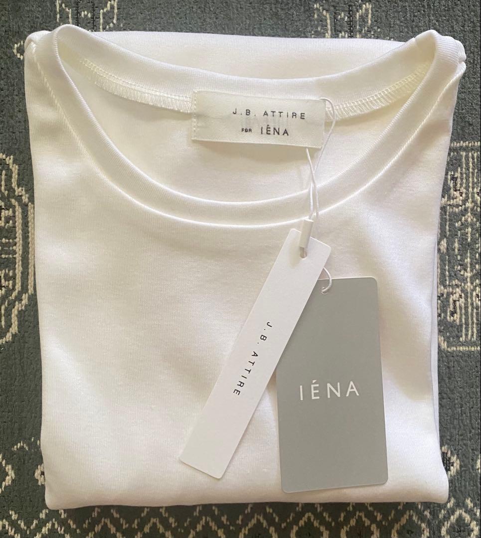 IENA J.B.ATTIRE別注 Cannes コンパクトTシャツ ホワイト