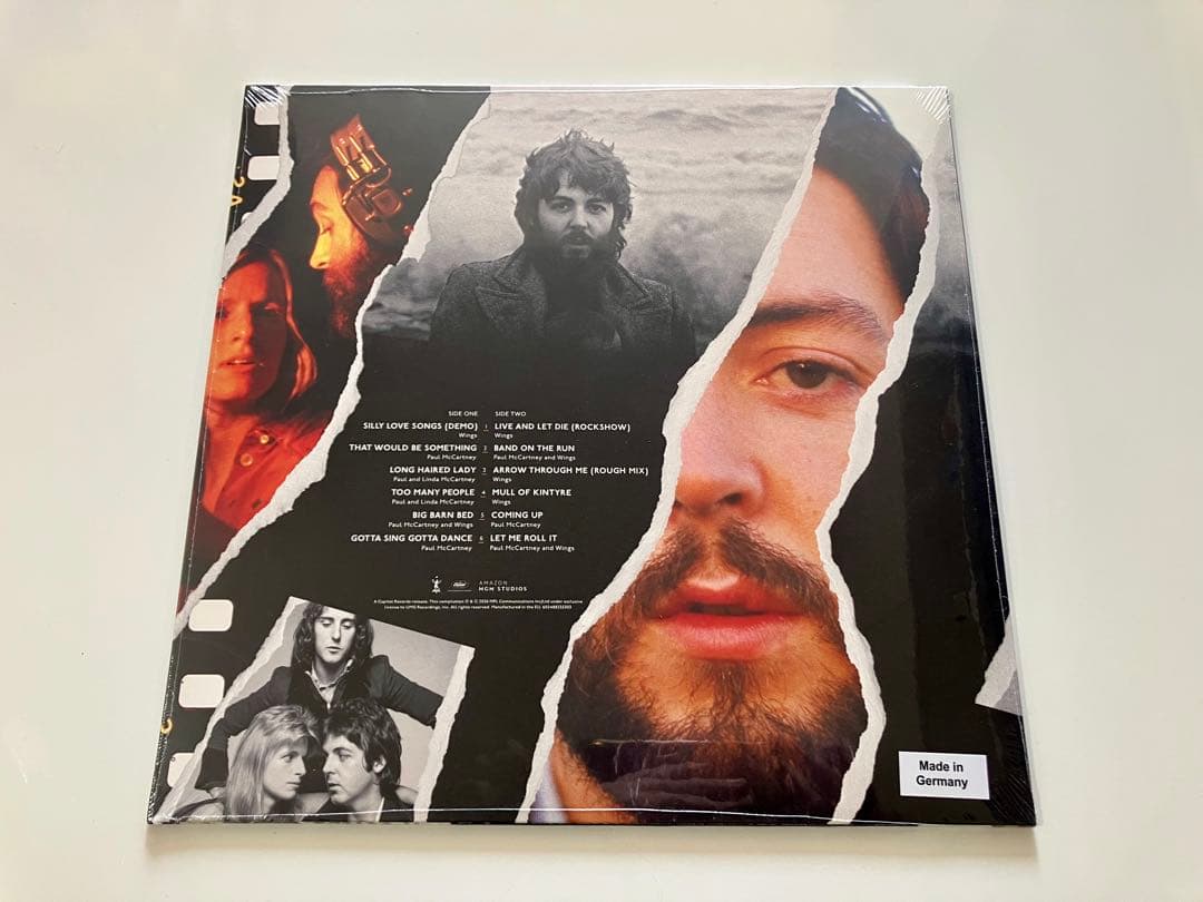 限定カラーレコード Paul McCartney MAN ON THE RUN