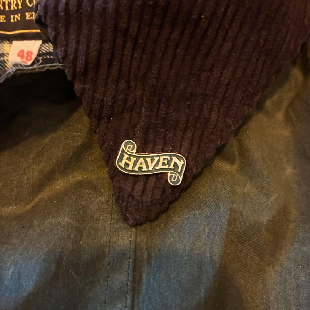 90s uk vintage 英国製 HAVENオイルドジャケット 古着