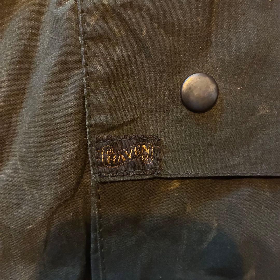 90s uk vintage 英国製 HAVENオイルドジャケット 古着