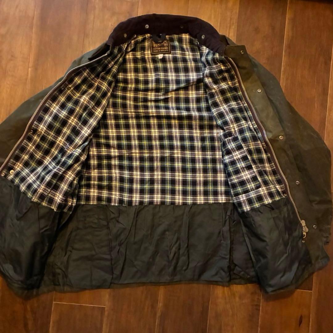 90s uk vintage 英国製 HAVENオイルドジャケット 古着