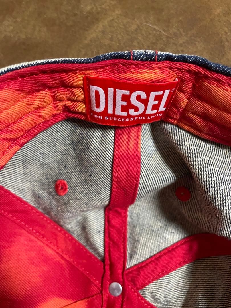 H-508 DIESEL C-SEYMON ダメージデ ニムキャップ　美品