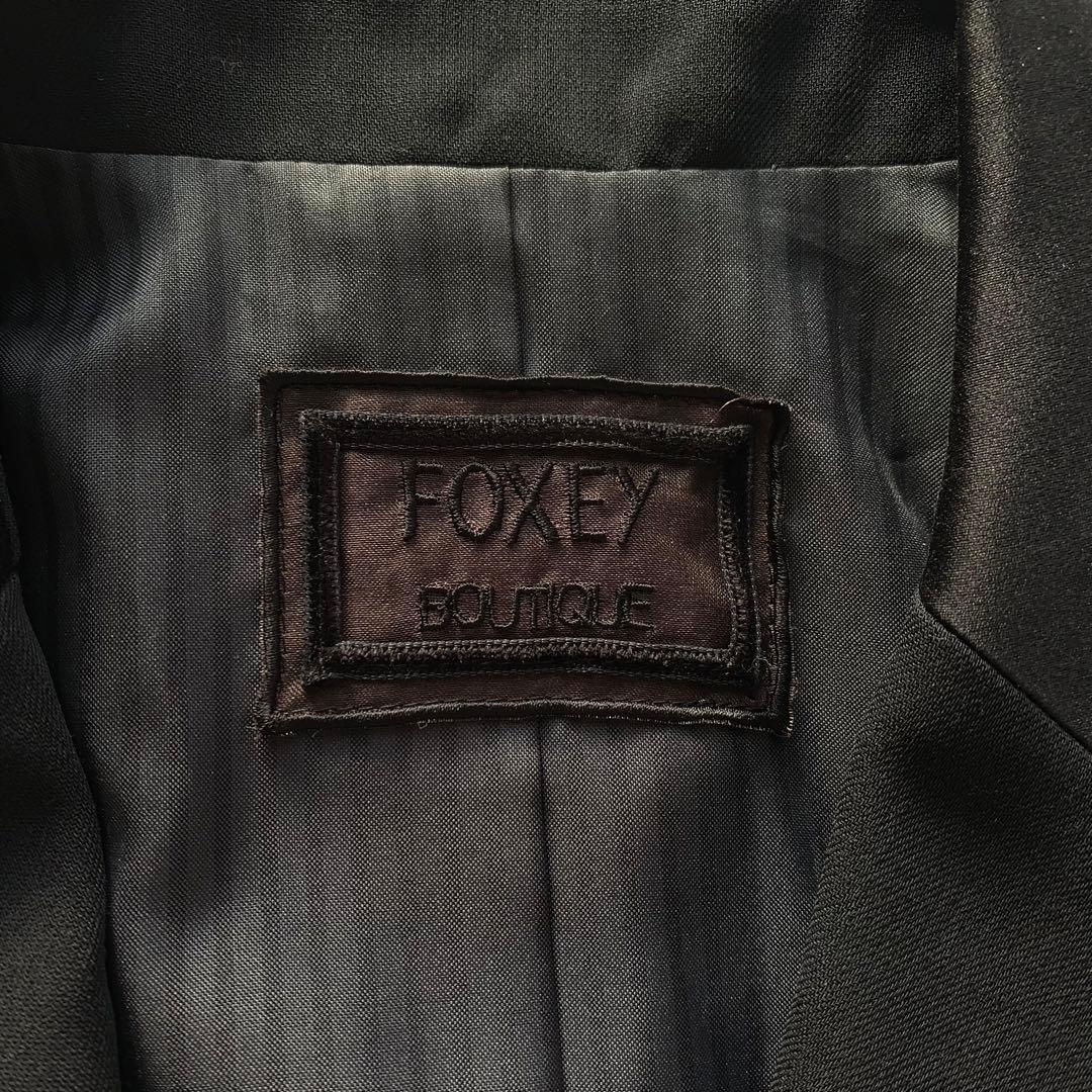 FOXEY BOUTIQUE jewel シルク テーラードジャケット