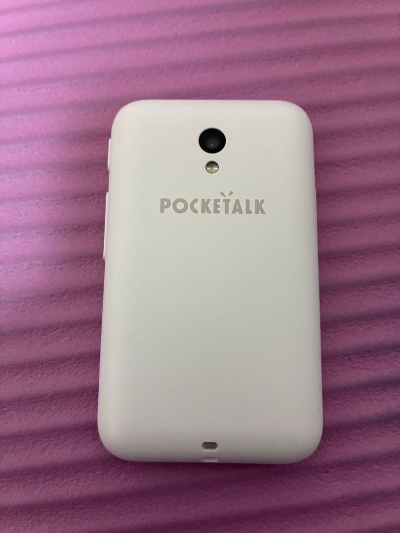 通信28年3月迄POCKETALK S◇翻訳機 内蔵グローバルSIM◇極美品
