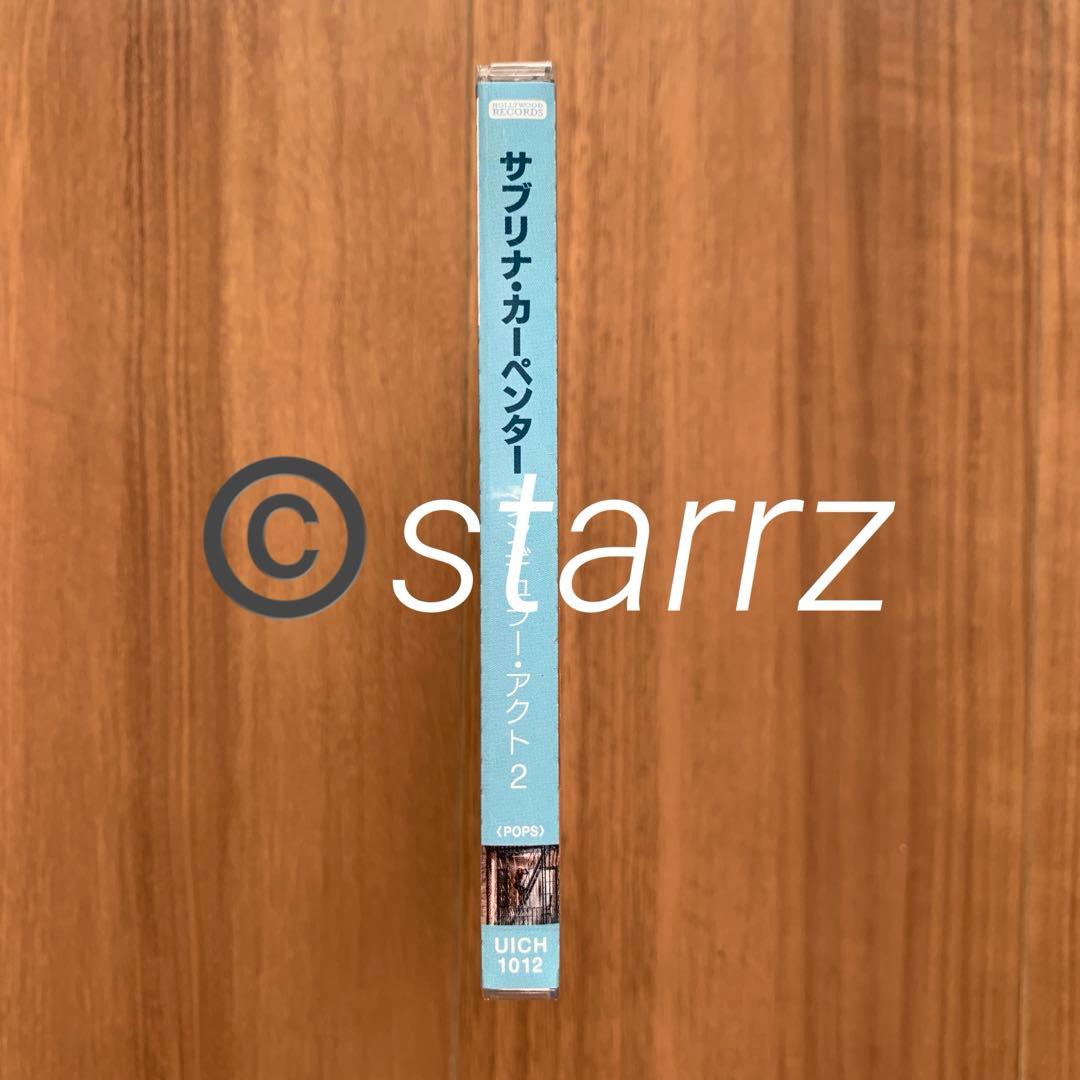 Sabrina Carpenter Singular Act 2 国内盤 2