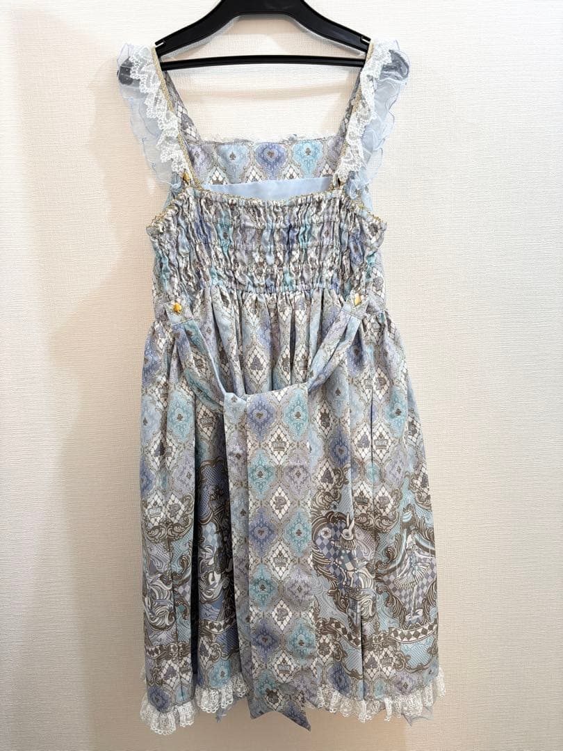 Angelic Pretty アレルキナーダジャンパースカート　サックス