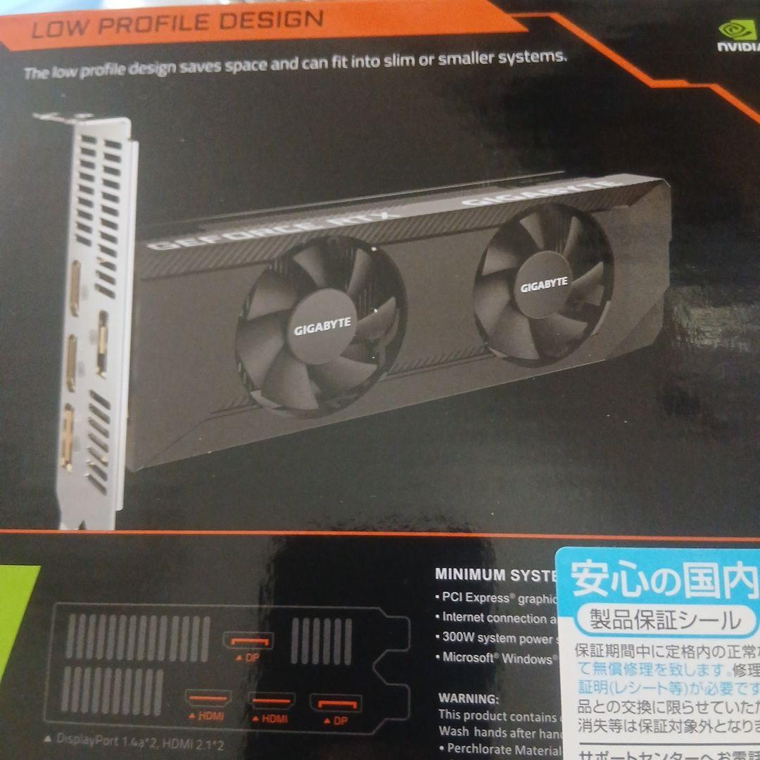 GIGABYTE GEFORCE RTX 3050 6GB　lp