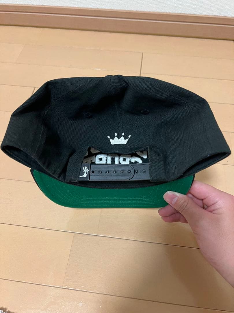 STÜSSY SPORT ブラックキャップ STUSSYベースボールキャップ